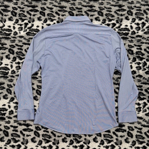 Mizzen+Main Navy Checkered Dress Shirt - Picture 7 of 7